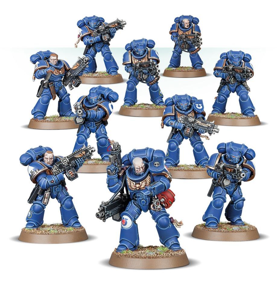 WARHAMMER 40K SPACE MARINES INTERCESSOR SQUAD