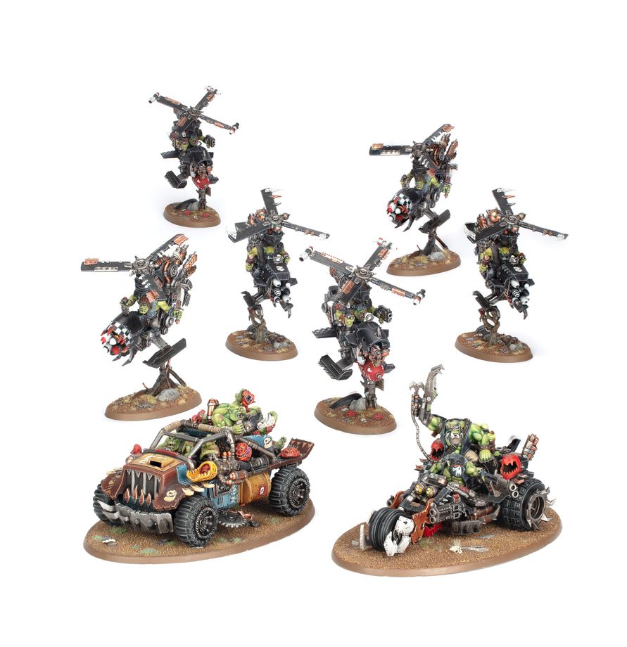 WARHAMMER 40K ARMAGEDDON BATTALION: ORKS