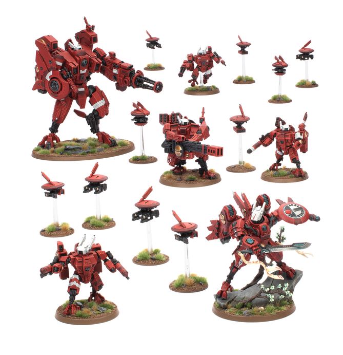WARHAMMER 40K - T'AU BATTLEFORCE - FARSIGHT CADRE