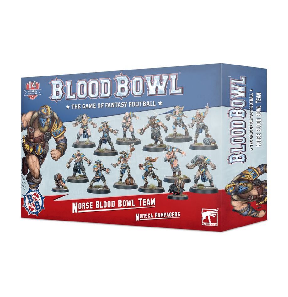 WARHAMMER BLOOD BOWL NORSE TEAM