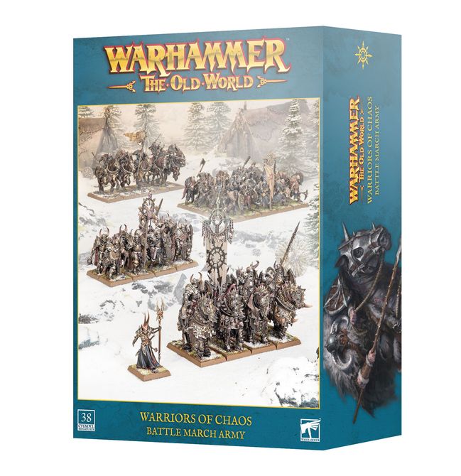 WARHAMMER THE OLD WORLD - WARRIORS OF CHAOS BATTLE MARCH ARMY