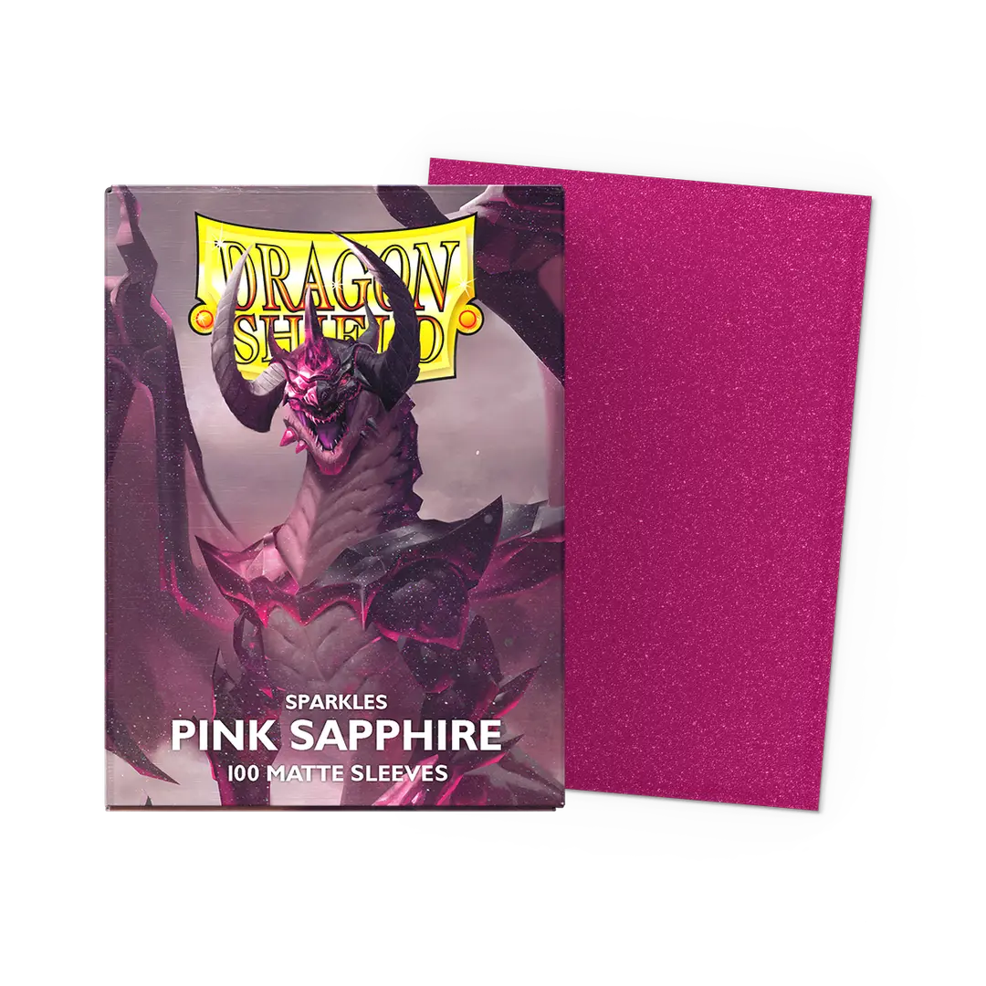 DRAGON SHIELD 100 MATTE SLEEVES - PINK SAPPHIRE