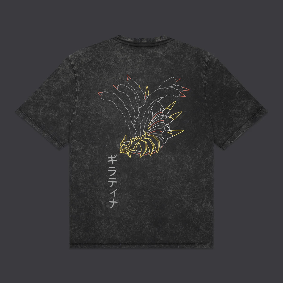 DOLLY NOIRE - GIRATINA TEE ACID BLACK - S