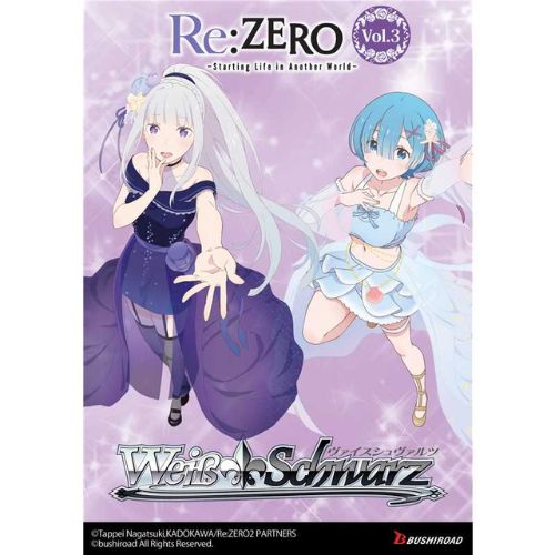 WEISS SCHWARZ - RE: ZERO VOL.3 1ST EDITION ENGLISH