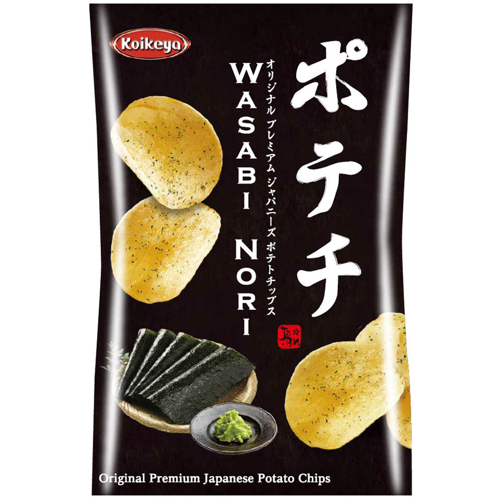 KOIKEYA PATATINE GUSTO WASABI E ALGA NORI