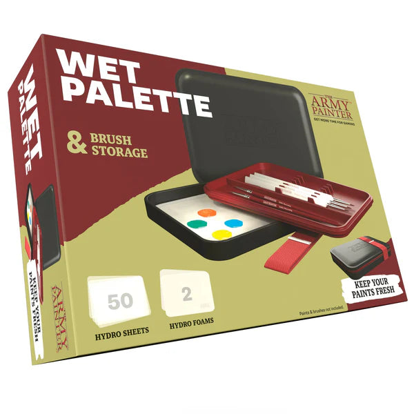 ARMY PAINTER WET PALETTE AND BRUSH STORAGE