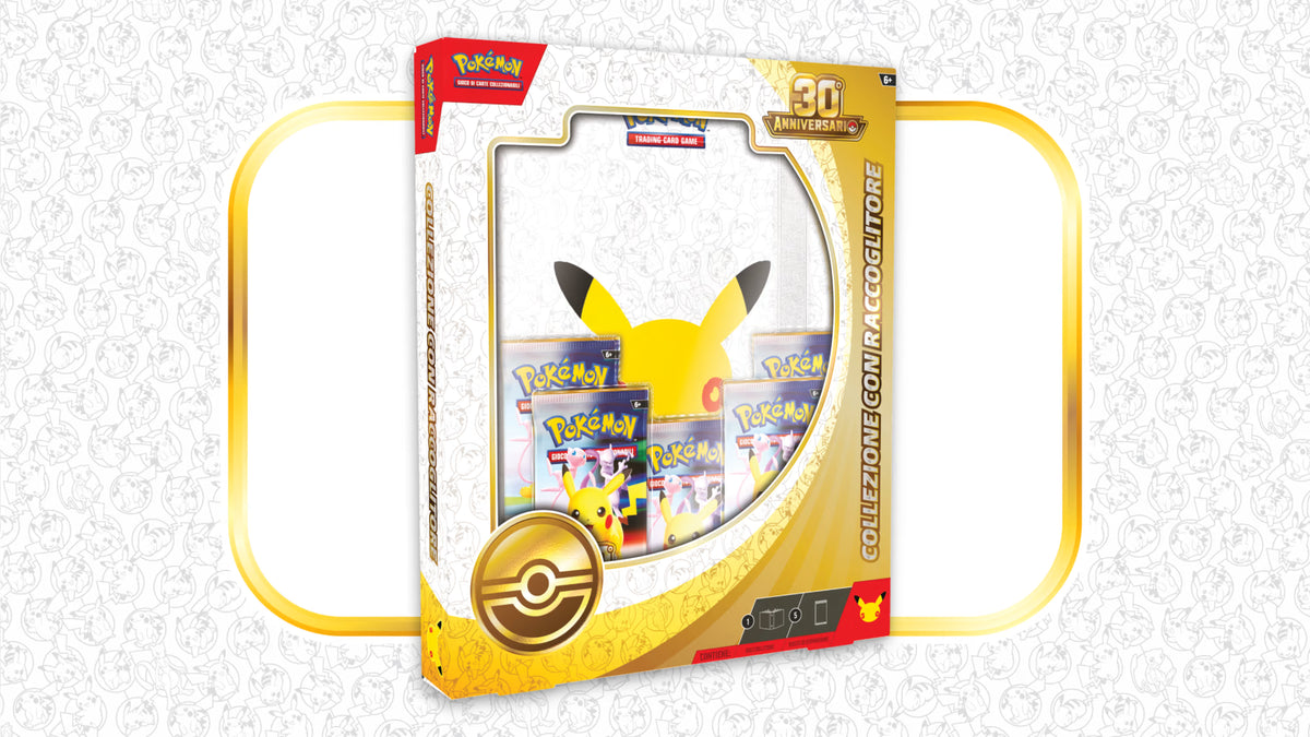 COLLEZIONE CON RACCOGLITORE - 30° ANNIVERSARIO POKEMON TCG