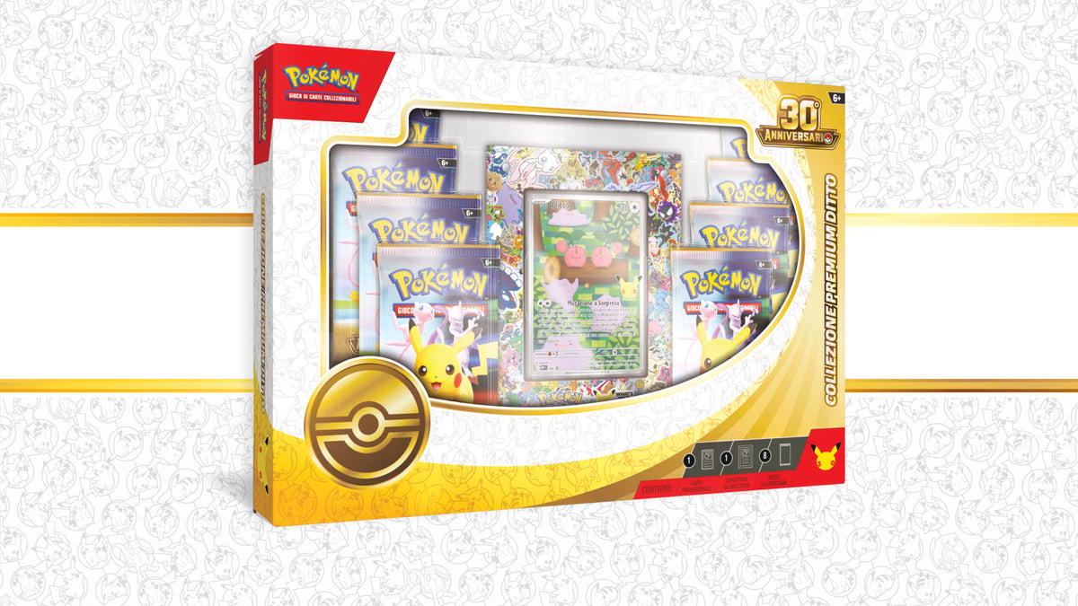 COLLEZIONE PREMIUM DITTO - 30° ANNIVERSARIO POKEMON TCG