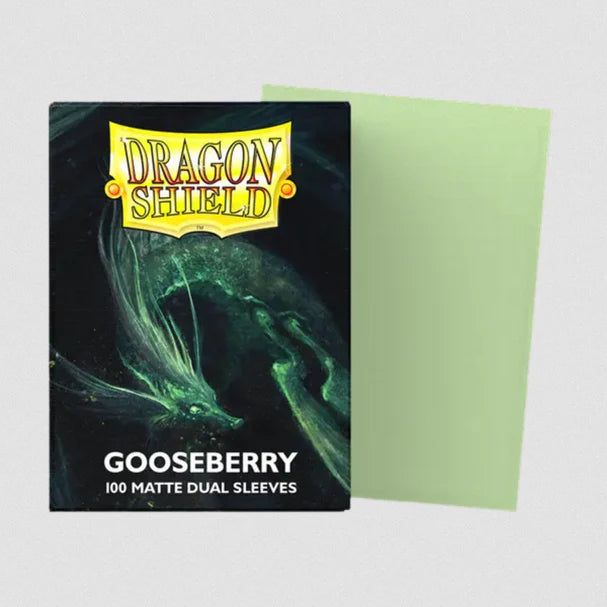 DRAGON SHIELD 100 SLEEVES DUAL MATTE - GOOSEBERRY