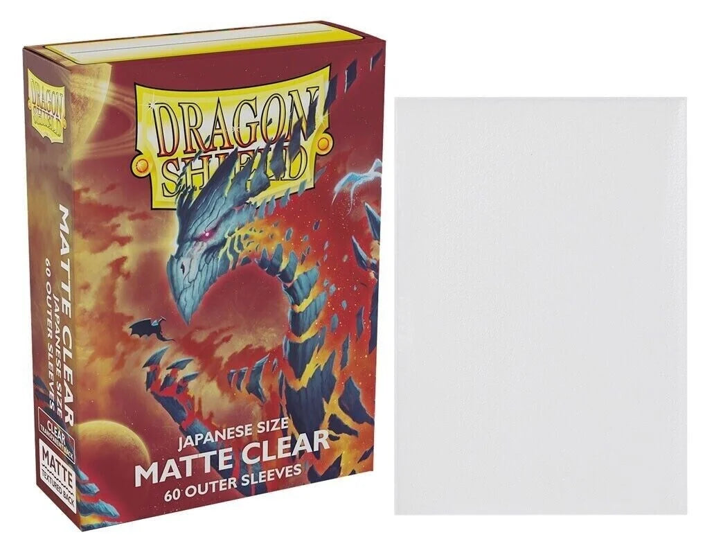 DRAGONSHIELD SLEEVES JAPANESE MATTE OUTER CLEAR 60