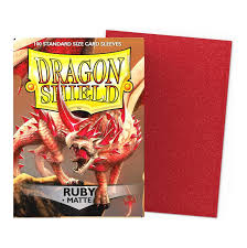 DRAGONSHIELD SLEEVES STANDARD MATTE RUBY 100