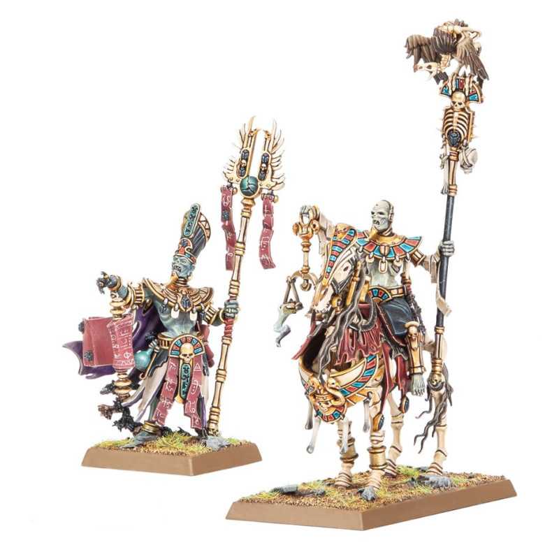 WARHAMMER THE OLD WORLD - TOMB KING OF KHEMRI LICHE PRIESTS