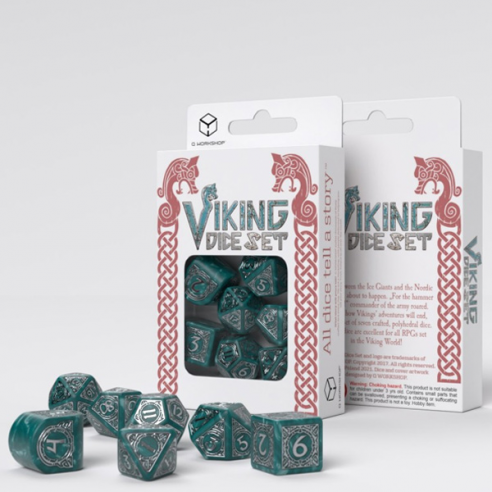 Q-WORKSHOP DICE SET VIKING MJOLNIR