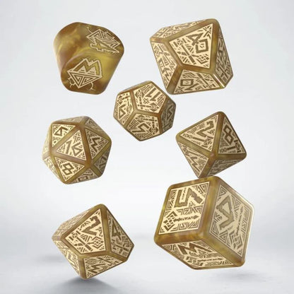 SET 7 DADI - DWARVEN DICE SET:GOLD