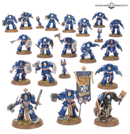 WARHAMMER 40K SPACE MARINE BATTLEFORCE - CRUX TERMINATUS - SCATOLA DANNEGGIATA