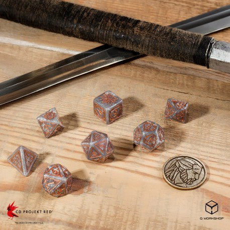 Q-WORKSHOP - DICE SET THE WITCHER - GERALT PRICE