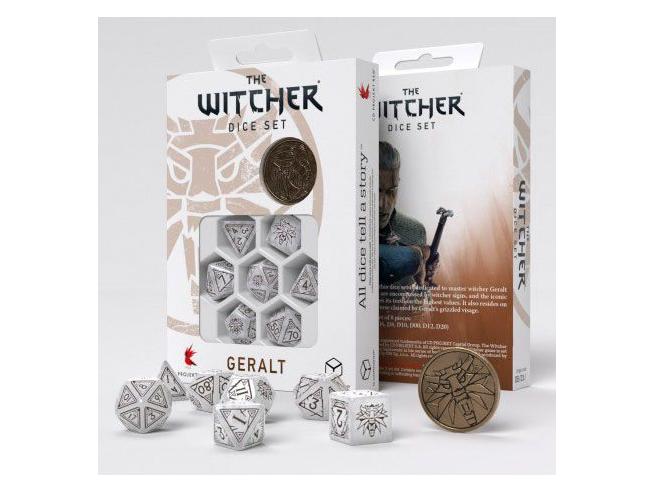 Q-WORKSHOP DICE SET THE WITCHER GERALT