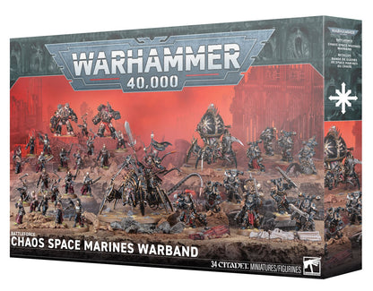 WARHAMMER 40K CHAOS SPACE MARINE WARBAND BATTLEFORCE