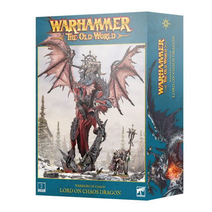 WARHAMMER THE OLD WORLD - WARRIOR OF CHAOS - LORD ON CHAOS DRAGON
